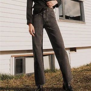 Madewell The Perfect Vintage Wide-Leg Jean. Windhaven wash